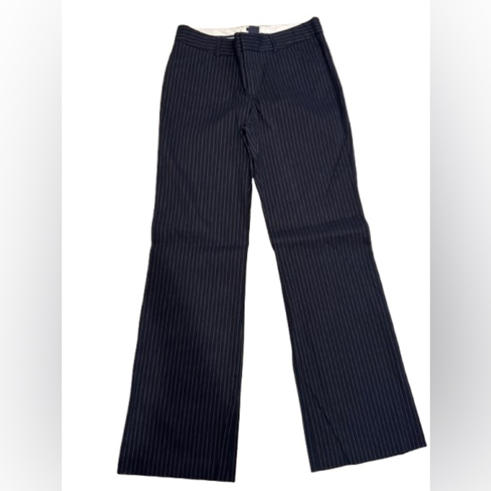Like New! GAP Black and White Pin Striped Modern Fit and Flare Pants